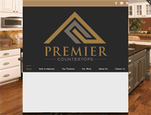 Tablet Screenshot of premiertops.com